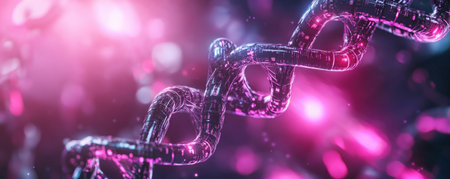 Step into a revolutionary biotechnology lab where AI fuels gene sequencing and holographic DNA analysis illuminates research Robotic assistants streamline complex tasks, propelling innovation in genetic engineering and personalized healthcare Witness cutting-edge advancements poised to transform medicine and unlock unprecedented scientific breakthroughs Experience the future of science, today AI Generativeの素材