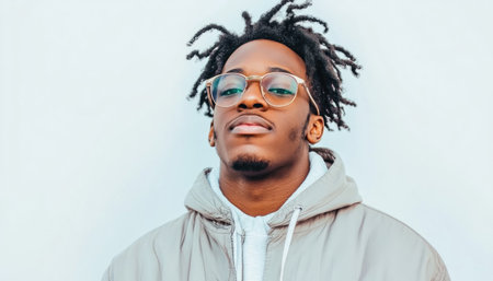 Download a high-resolution stock photo of a confident young Black man against a transparent background This royalty-free image embodies empowerment, modern style, and authentic representation, perfect for websites, ads, and social media Enhance your visuals and showcase confidence and success Instant download, optimized for web, design, and presentations Explore our AI Generativeの素材