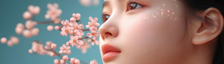 Witness the fusion of humanity and technology in this captivating multiple exposure artwork A woman's face blends with starlight and fire, representing inner peace, intelligence, and the spark of consciousness This RPA AI concept piece explores emotional intelligence, artificial minds, and the future of AI integration, ideal for thought-provoking digital AI Generativeの素材