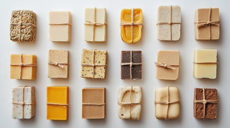 Elevate your artisan soaps with exquisite, eco-conscious packaging! Showcase your small business's commitment to sustainability with rustic, biodegradable wraps Captivate customers with visually appealing, earth-friendly presentation reflecting your soap's quality Enhance brand image and experience with unique, handcrafted solutions, demonstrating beauty and environmental responsibility AI Generativeの素材