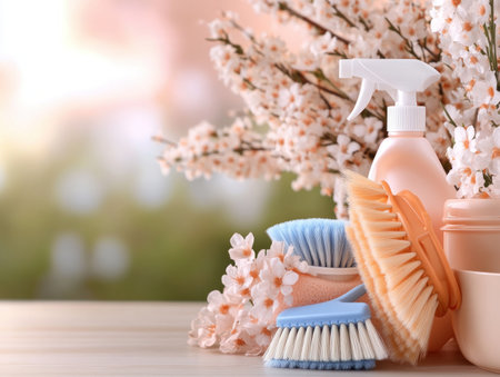 Transform your home into a sparkling, eco-friendly haven with our plant-based cleaning products, durable brushes, and reusable sponges Discover sustainable cleaning practices that protect the planet while ensuring impeccable hygiene Our effective, eco-conscious supplies offer fresh, safe results, making it easy to embrace a greener lifestyle and contribute to a AI Generativeの素材