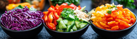 Fuel your body with vibrant, nutrient-dense superfood recipes! Enjoy colorful salads, smoothie bowls, and energizing snacks packed with vitamins, minerals, and antioxidants Transform your diet with these easy-to-follow recipes, making healthy eating joyful and flavorful Explore a rainbow of textures and tastes for an energized, nourished, and wholesome experience AI Generativeの素材