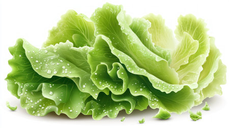 Experience farm-to-table freshness with our vibrant, organically grown lettuce Bathed in morning sunlight, these crisp greens boast vivid colors and unparalleled flavor Perfect for salads and wraps, this wholesome lettuce elevates your culinary creations with its pure, nutritious goodness Harvested at peak ripeness, every bite delivers the essence of farm-fresh AI Generativeの素材
