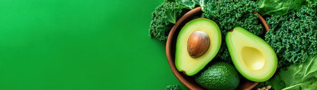 Fuel your body with this vibrant Fresh Green Detox Salad! Packed with kale, avocado, and hemp seeds, this vegan recipe is bursting with plant-based superfoods Perfect for a healthy lunch or dinner, it's easy to make and will boost your energy while cleansing your system Enjoy the delicious flavors and AI Generativeの素材
