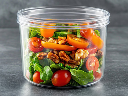 Elevate your fitness with this vibrant, high-protein whole grain salad Packed with essential nutrients for muscle growth and sustained energy, this delicious and guilt-free meal supports optimal health Enjoy a satisfying culinary experience featuring fresh, expertly combined ingredients, beautifully served in a ceramic bowl, for a balanced and flavorful diet AI Generativeの素材