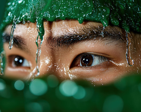 Witness a professional athlete hydrate during intense gameplay, sweat glistening, highlighting water's crucial role in peak performance Focus on their dedication as they replenish fluids, ensuring optimal energy and stamina See how hydration fuels every move, pushing athletic boundaries Unlock the secrets to endurance by showcasing the athlete's hydration routine, AI Generativeの素材