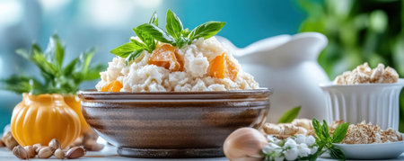 Experience culinary history with this heritage dish! An ancient, exotic recipe passed down through generations is brought to life with stunning food photography Indulge in the rich history and authentic flavors, discovering the unique spices and textures born from centuries of cultural heritage and culinary excellence Ideal for food blogs AI Generativeの素材