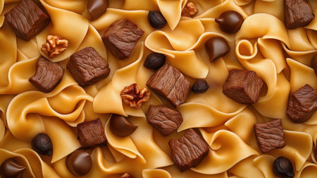 Savor homemade beef stroganoff: tender beef simmered in a rich, decadent sour cream sauce, perfectly coating buttery egg noodles Experience ultimate comfort food with this easy-to-make, restaurant-quality dish Ideal for cozy nights or special occasions, it's destined to become your go-to recipe for memorable family dinners and gatherings AI Generativeの素材