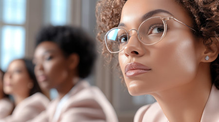 Witness justice in action: a diverse panel of judges deliberating in a grand courtroom, embodying equality, equity, and representation This powerful image highlights legal integrity, impartial justice, and equal opportunity Explore judicial diversity, ethical perspectives, and the blend of experience shaping equitable judgments AI Generativeの素材