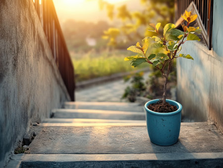 Begin a journey of self-improvement, nurturing your identity and realizing your potential Like a sapling reaching for the sun, small steps lead to remarkable transformation Discover self-empowerment and embrace change for a fulfilled, authentic life Witness personal evolution, one step at a time AI Generativeの素材
