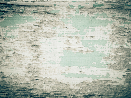Wood Grain with old painting の写真素材