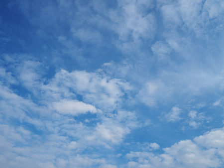 Blue sky and cloud for natural background