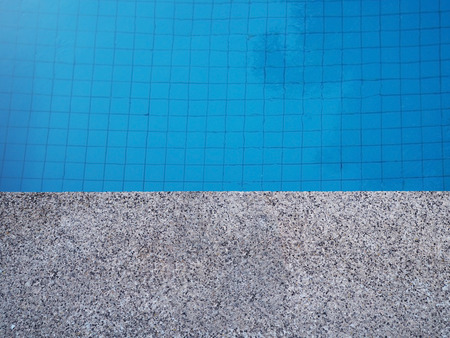 Top view of swimming pool edge. Summer holiday background concept.の写真素材