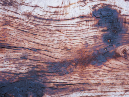 Close up vintage old wood for grunge textured and background.