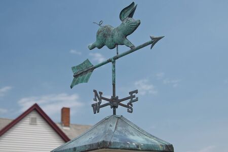 Copper weathervane detail.の写真素材