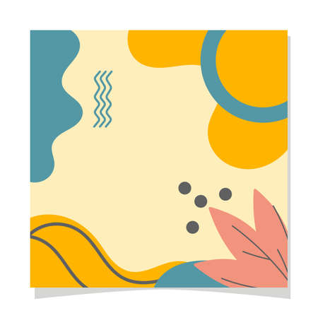 Modern vector collage backgrounds, pastel colors, good for your business website, prints, social media template promotions, invitations, book covers, etc.のイラスト素材