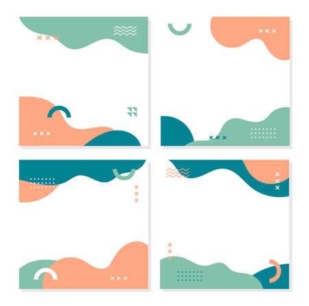 Abstract Social Media Banner Shopping Discount Backgroundのイラスト素材