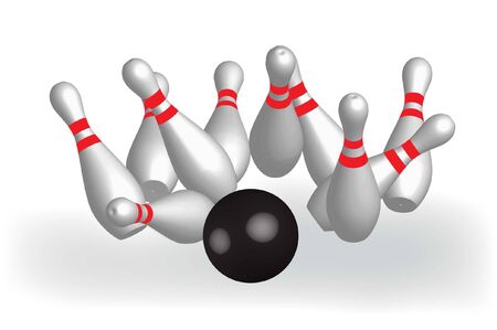 Bowlingのイラスト素材