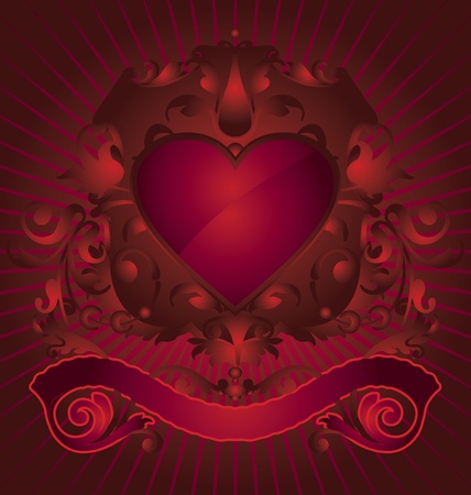 illustration design element on valentines day purposeのイラスト素材