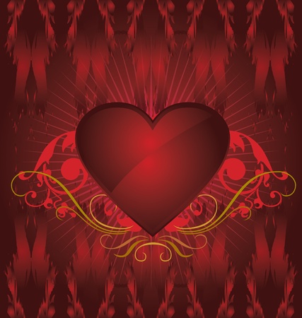 illustration design element on valentines day purposeのイラスト素材