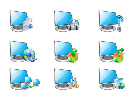 computer iconのイラスト素材