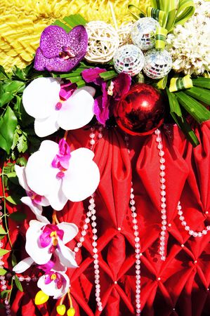 Flowers made   8203;  8203;of fabric                     の写真素材