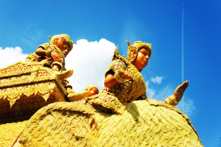 Ubon Candle Festival in Thailand 14                       の写真素材