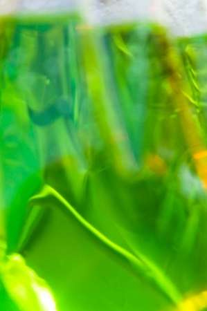 Plastic bags and water colors outdoor decoration 5の写真素材