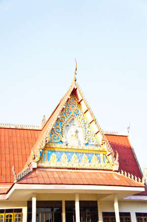 roof and sky in the temple  