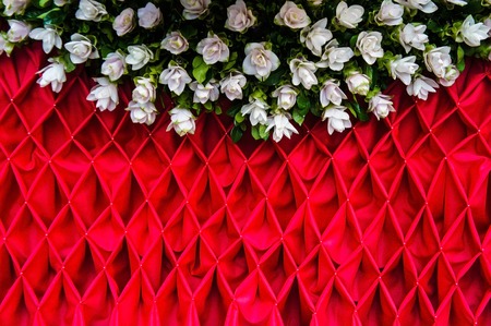 The fabric outdoor decoration の写真素材