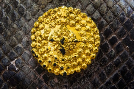 Pattern of the entrance of the churchの写真素材