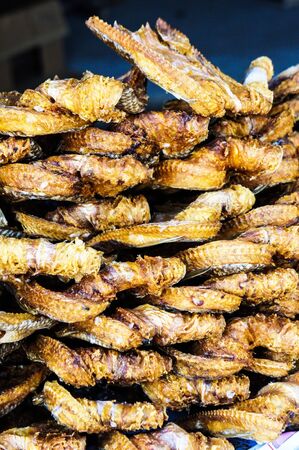 Dried fishの写真素材