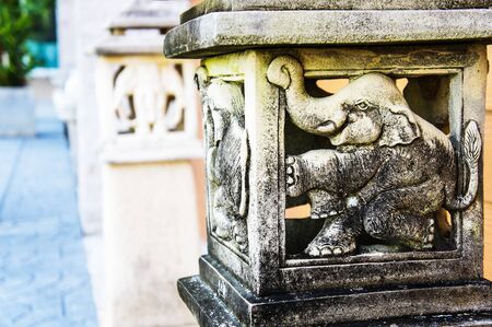 Cement lampの写真素材