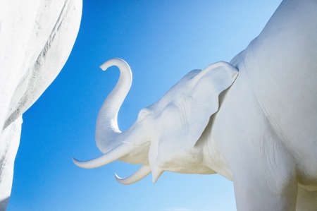 Elephant statueの写真素材