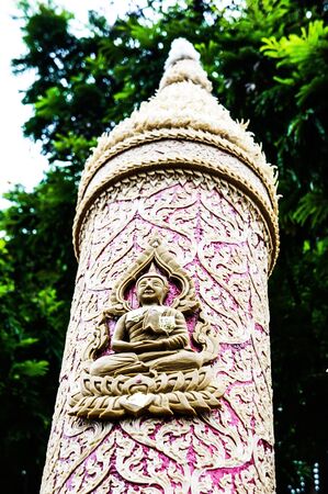 Ubon Candle Festival in Thailandの写真素材