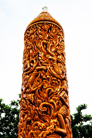 Ubon Candle Festival in Thailandの写真素材