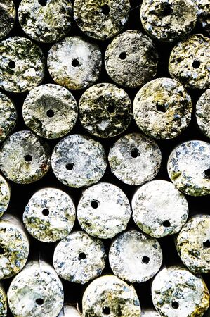 Pattern of cement round