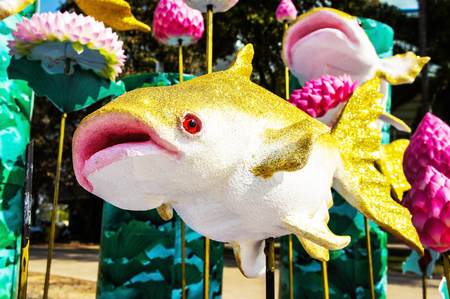 Artificial pangasianodon gigasの写真素材