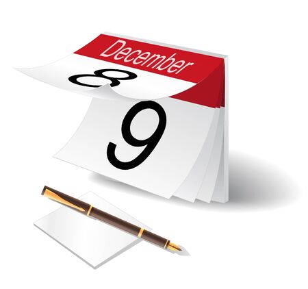 Calendar and Note icon の写真素材