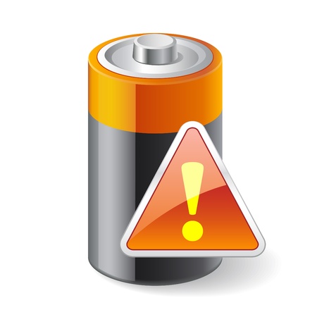 Low battery iconの写真素材