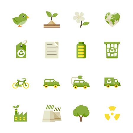 Ecology icons and Environment iconsのイラスト素材