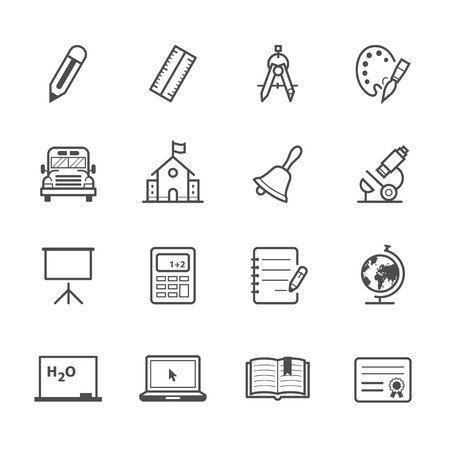 Education Iconsのイラスト素材
