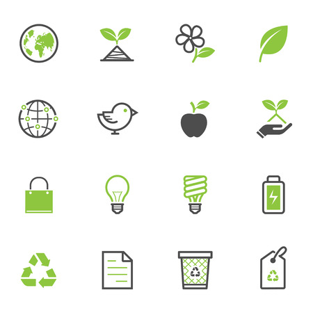 Ecology iconsのイラスト素材