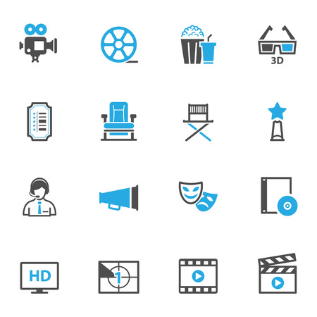 Movie Iconsのイラスト素材