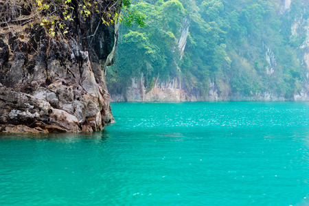 Beautiful rivers and mountain, Natural attractions in Ratchapapha dam