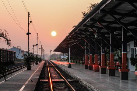 train station Thailandのeditorial素材