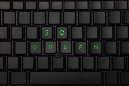 Go GREEN on a keyboard - Eco friendly