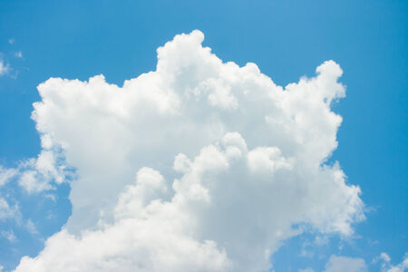 cloud in blue skyの写真素材