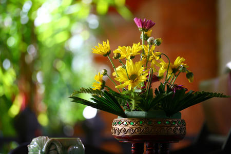 Bouquet of simple flowersの写真素材