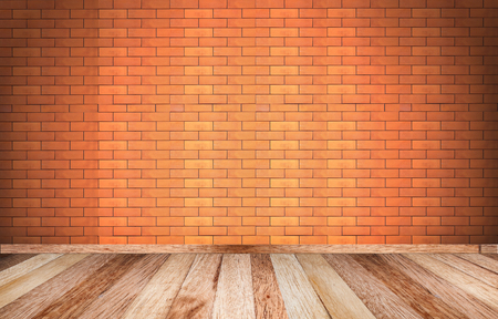 brick room interior texture backgroundの写真素材